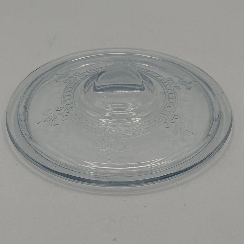 Vintage Fire King Sapphire Blue Philbe Individual Casserole Replacement Lid Only